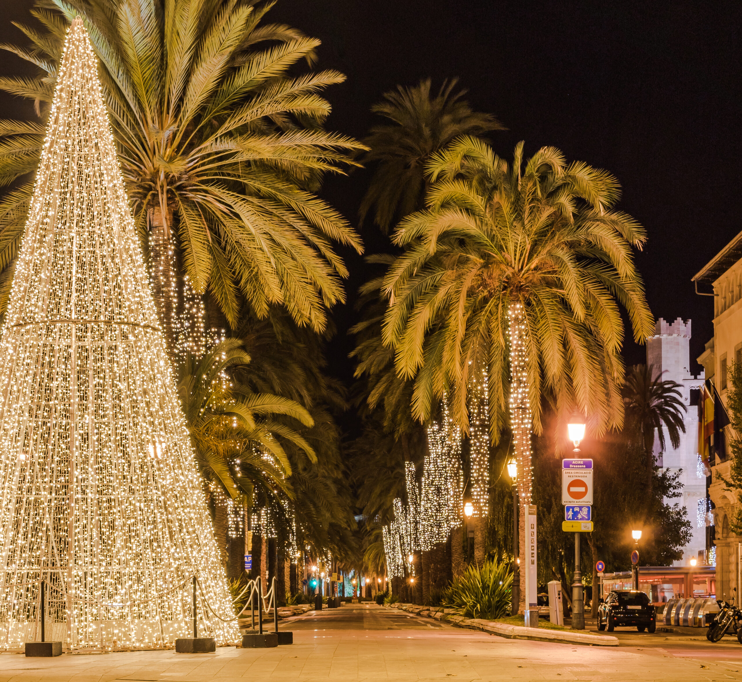 Mallorca’s capital, Palma, is beautifully decorated for the holiday season