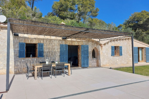 Exterior dining area