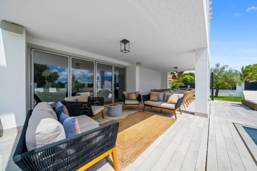 Lounge area on the terrace