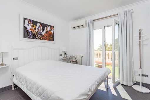 Bedroom with panoramic windows