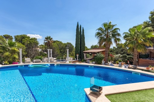 Mallorquin pool area