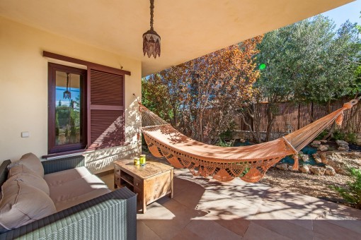 Lounge area on the terrace