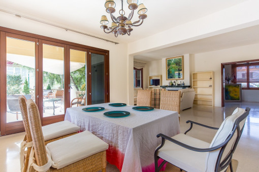 Elegant dining area