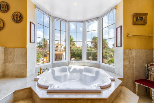 Noble bathroom with jacuzzi