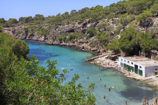 The beautiful bay of Cala Pi is very close