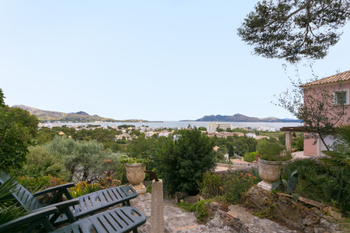 Terrace with panoramic views