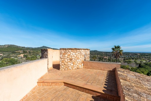 Large roof terrace