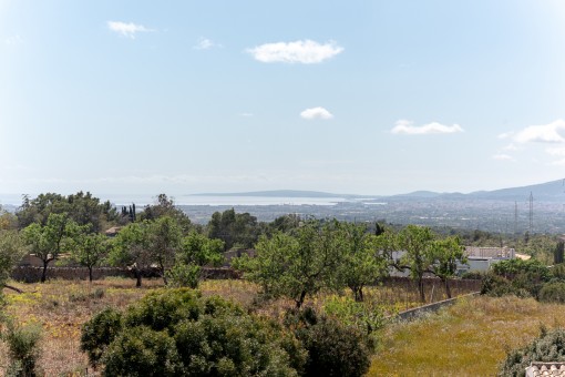 Panoramic views to the bay of Palma