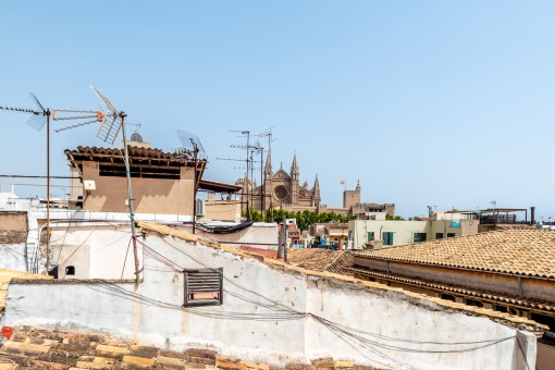 View to the cathedral