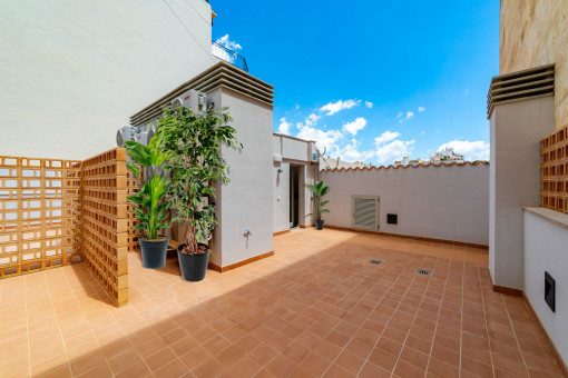 Beautiful roof terrace