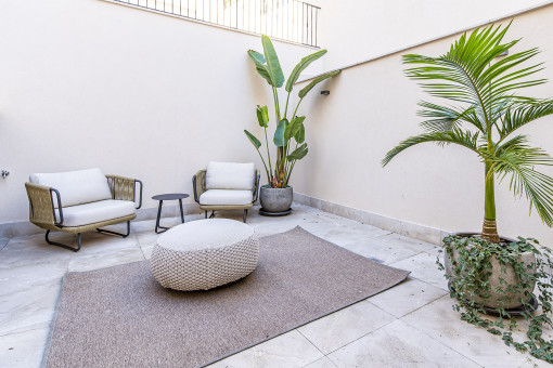 Private patio of the masterbedroom