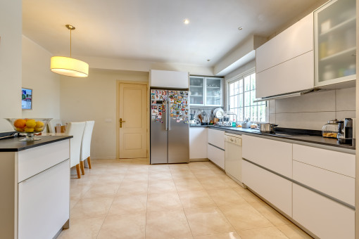 Kitchen with dining area