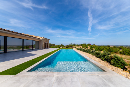 Inviting pool area