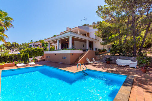 Pool area and terraces