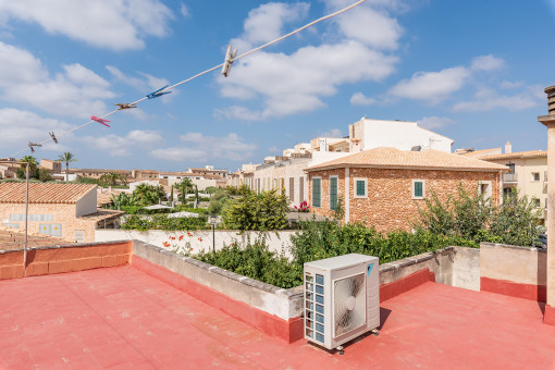 Large roof terrace