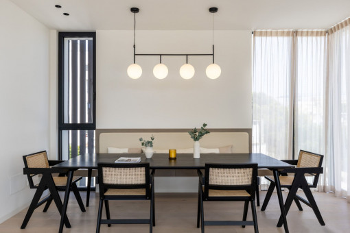 Dining area from the penthouse