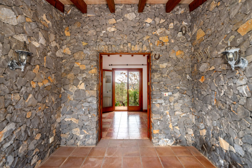 Entrance from the finca