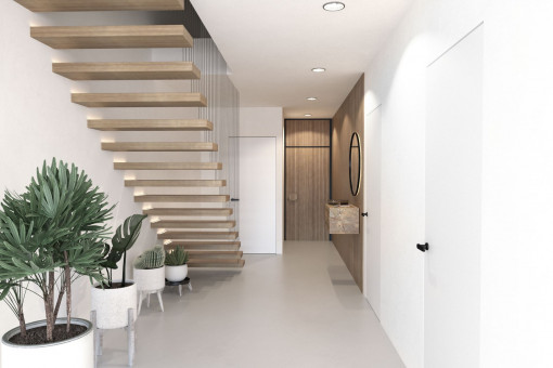 Corridor and staircase