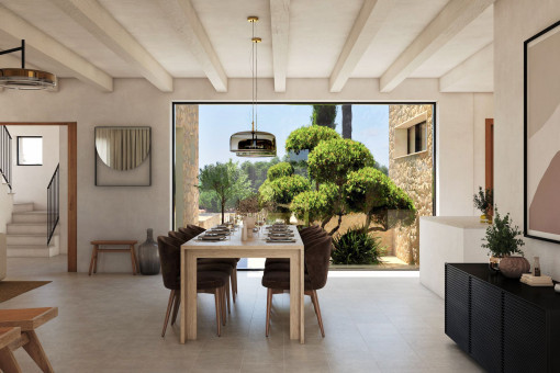 Living area with much of light and mediterranean flair