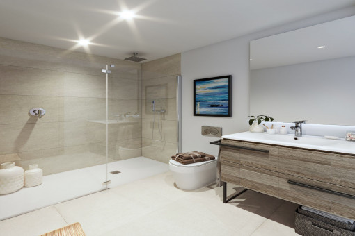 En suite bathroom