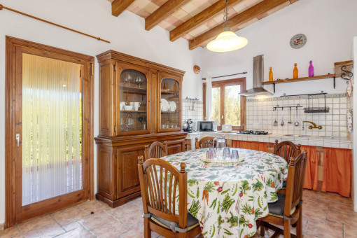 Kitchen and dining area