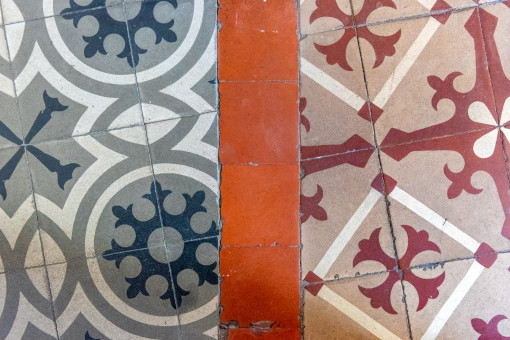 Orginal floor tiles