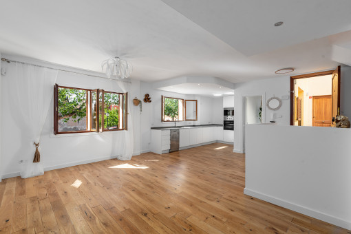 Living and dining area