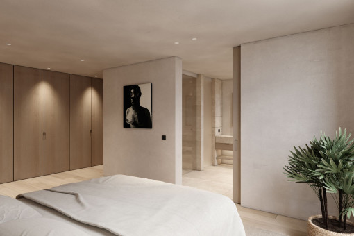 Bedroom with bathroom en suite