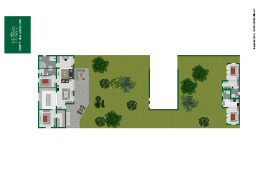 Floor plan garden