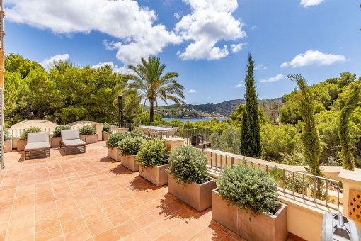 Terrace with sea view