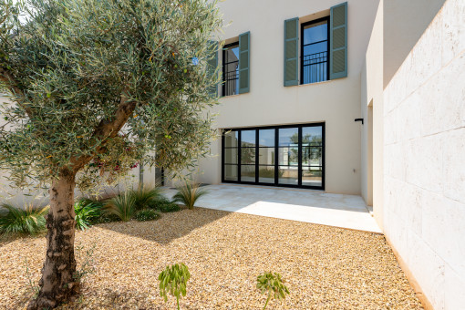 Patio close to the kitchen