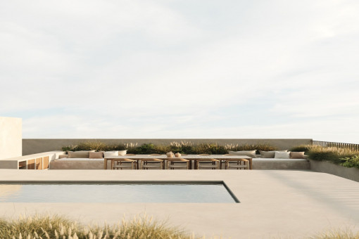 Pool area in the patio