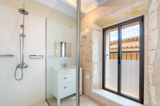 Bathroom with walk-in shower