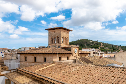 Rooftop terrace with great views