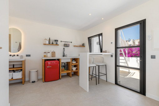 Kitchen at the guest appartment