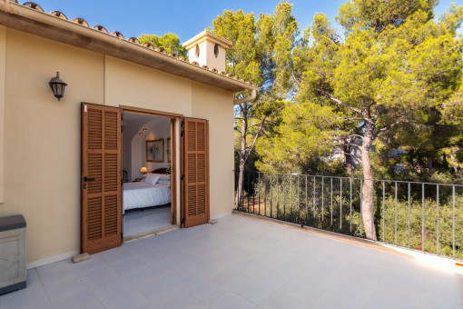 Terrace off a bedroom