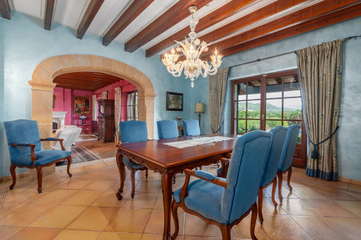 Elegant dining area