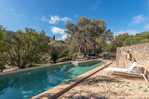 Beautiful pool area