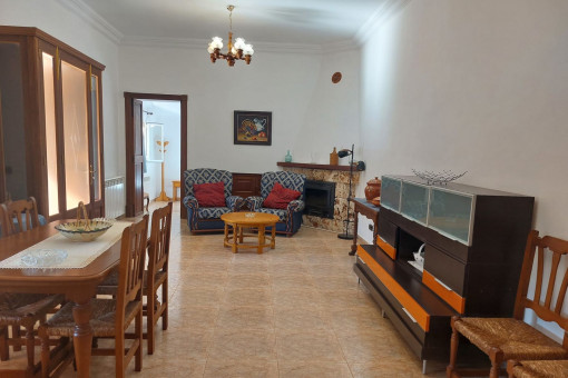 Living and dining area