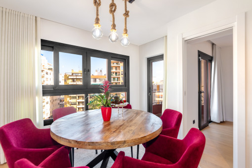 Bright dining room