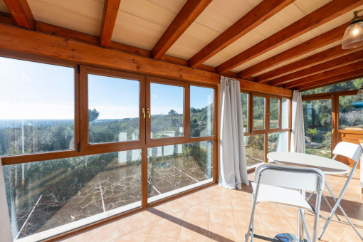 Dining area with amazing views