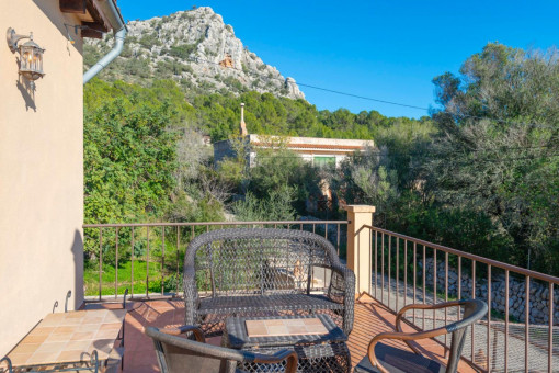 Balcony with views