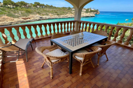 Terrace with seaviews