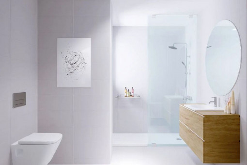 Two modern bathrooms