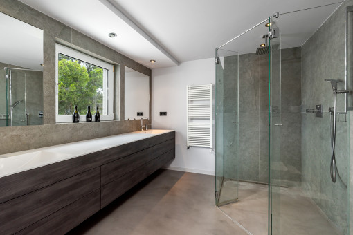 Bathroom with walk-in shower