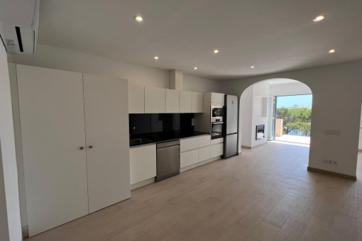 Kitchen and dining area