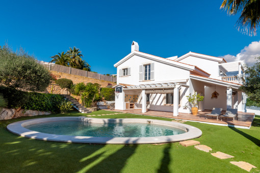 Garden and pool