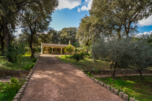 Car access to the holiday home